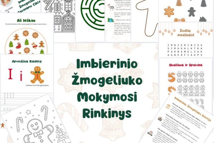 Lavinamoji knyga "Imbierinis Žmogeliukas"