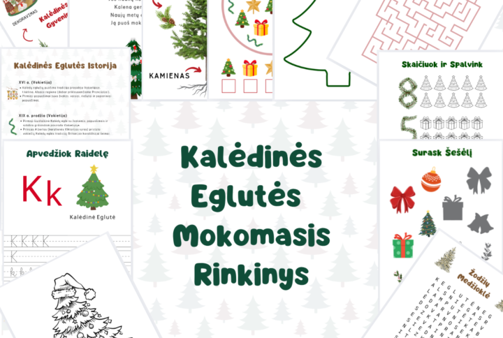 Lavinamoji knyga "Kalėdinė Eglutė"